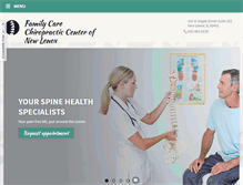 Tablet Screenshot of fcchiropractic.com